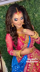 🌟Class Demonstration 🌟 Modern Reception Bridal look 🌟 Non edited 🌟Full makeover done by me | Makeover by Sayani