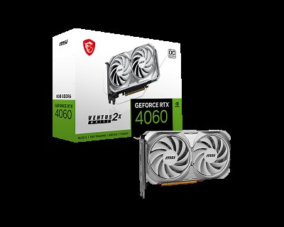 MSI GeForce RTX™ 4060 VENTUS 2X WHITE 8G OC