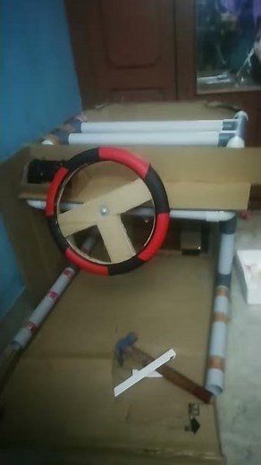 PS4 DIY steering wheel setup cheap #gaming #games #unrealengine #unreal4 #gta