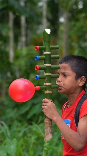 DIY Satisfied Colourful Balloons Creations #bamboo #craft