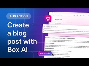 From Blank Page to Blog Post: Creating Content Instantly with Box AI