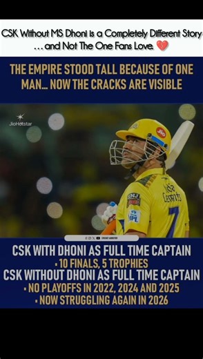 CSK Without Ms Dhoni is Just Another RCB
