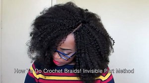 Tutorial👉How To Do Crochet Braids! Invisible Part Method | Naija Beauty Hair