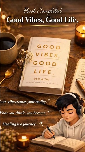 Good Vibes Good Life 📚 | Book Completed ✅ | Real Life Lessons That Changed Me 🔥. #goodvibesgoodlife