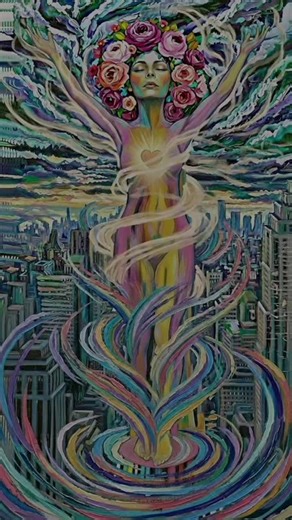 Frida Kahlo — New York Frida Kahlo arrives in New York with her husband. She crosses a border, but the clash is not only geographical. Mexico and the United States collide within her: color against steel, memory against noise, roots against height. In that friction, Frida does not break — she transmutes. Pain becomes vision. The city becomes symbol. The heart learns to speak another language. This is not an external scene. It is Frida’s inner world, where the wound turns into creation, transmuti