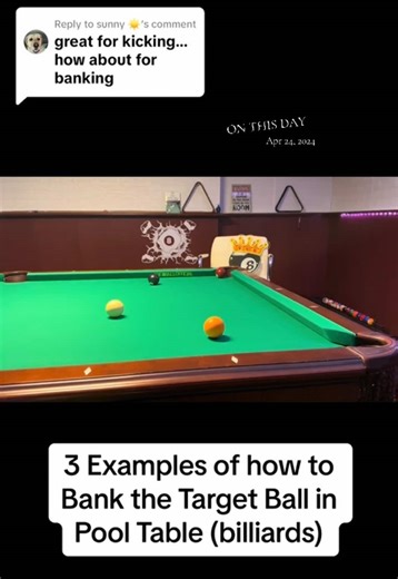 Cómo hacer un banking en el billar de 8 bolas