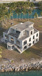 The famous abandoned house on Craig Key. If this was yours would you finish it or tear it down and start fresh? 🏡 #abandonedmansion #craigkey #floridakeys #floridakeyslife #abandonedhouse | Key West Virtual Tours
