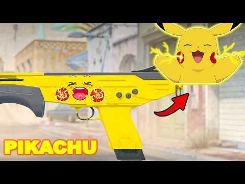THIS NEW PIKACHU CRAFT IS INSANE🔥- How to Craft PIKACHU POKEMON in CS2 -BEST COMBO STICKER CRAFTS🔥