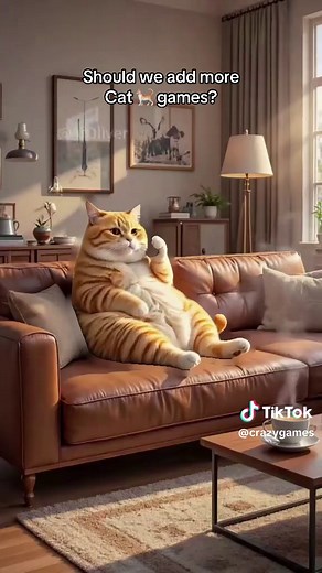 Should we add more cat games? 🐱🐱#crazygames #catgames