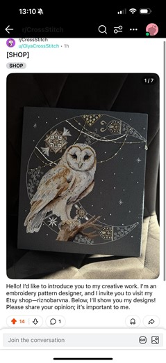 Owl and Moon Cross Stitch Pattern: Decorative Stitches (PDF Pattern) - Etsy Australia