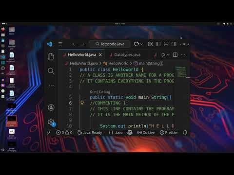 Java 21 Hello World and output (Part 3/5)