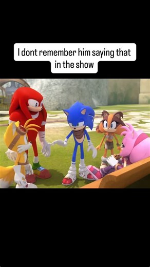 Tails the Cutie | Did Sonic really said that to Tails? 🤔🤔🤨 #sonic #sonicthehedgehog #tails #tailsthefox #tailsmilesprower #milesprower #sonicboom #boomsonic... | Instagram