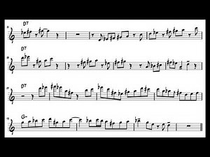 Caravan - Luis Hernandez Tenor Sax Solo Transcription