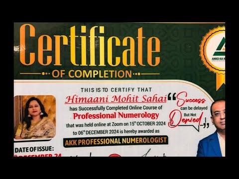 Aaiye jaane Khud Ke baare mein by numerology and Vastu by Himaani