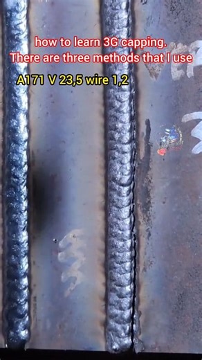 There are three methods that I use,for learn 3G capping for beginner #welder #learn #fblifestyle #3G #beginner #fcaw #everyone #highlight #foryoupage | Welder Art