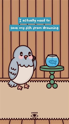 Sick Day Drama 🐦 Mushie & Birdie | Office Animation Meme | Original Audio: Austin Heyrend