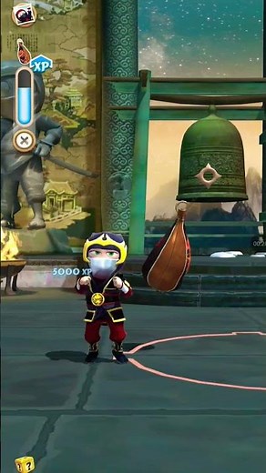 playing clumsy ninja game level 54