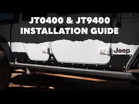 Jeep JT Rocker Armor Installation Guide - JT0400 & JT9400