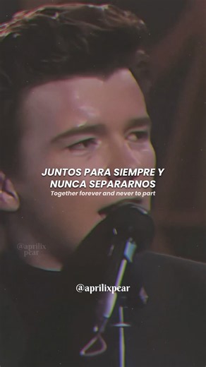 Rick Astley - Together Forever | Sub. Español e Inglés ✨ #shorts #80smusic