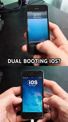 Can you dual boot an iPhone? 😮‍💨 #apple