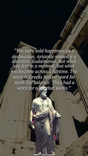 Aristotle: EUDAIMONIA — His SECRET Answer To REAL Happiness