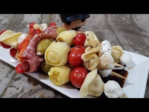Easy Antipasto Skewers Appetizer