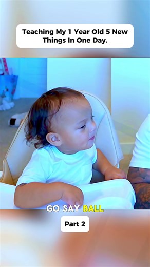 Teaching My 1 Year Old 5 New Things In One Day . P2 #larobenz #unspeakable #prank #vlogs #funny