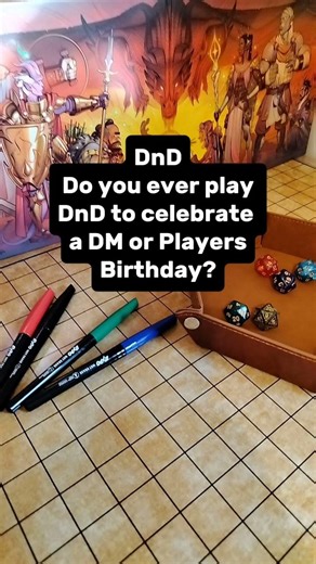 Did your DM or Players ask for DnD for a birthday? How did it go? #dnd #dnd5e #dungeonsanddragons