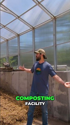 Inside Our In-Vessel Composting Facility Tour! #shorts