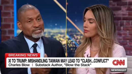 BLOW: “(Re China) What does it say to Russia about Ukraine?”EMILY: “Why aren’t you talking about all the ceasefires that Trump negotiated?BLOW: “Well, when you, when you start the war, when you start the war and then you stop it-“EMILY: Trump didn't start Russia and Ukraine, he didn't start Israel and Gaza. Excuse me, none of these wars started under Donald Trump!BLOW: “The 10 bombings started under Donald Trump.”EMILY: “Obama dropped a bomb every 27 minutes and he wasn’t blamed for Taiwan”@Emil