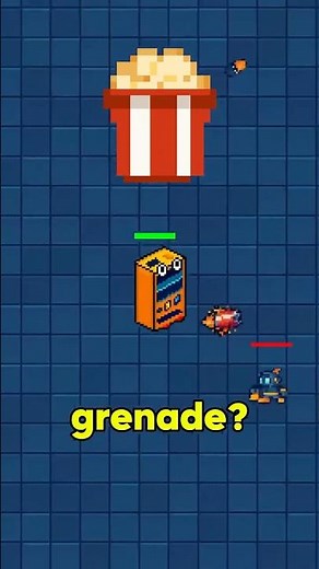 Popcorn Grenade 💥 | Vending Machine Roguelike #indiedev #shorts #isekai #anime