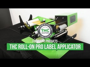 THC Roll-On Pro Label Applicator for JTubes, Pop Tops, and Glass Jar containers