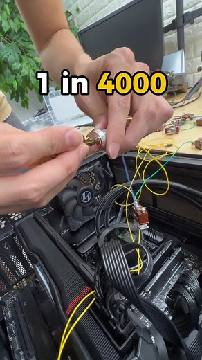 this PC has a 1 in 4096 chance of turning on! but if you can turn it on, you can keep it! I'll be at the miami Microcenter on September 3rd between 10am and 4pm, and anyone who comes sees me will get a chance at turning it on! @Micro Center #pc #pctips #pcbuilding #mryeester