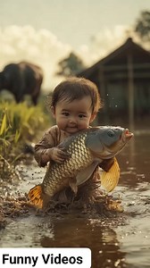 28K views · 253 reactions | Baby vs Fish #gymmotivation #training #challenge #dance #everyonehighlightsfollowers #laugh #parrot #AI #animation #reelsfacebook #trendingreelsvideo #trendingpost #viralreelschallenge #animals #animals #videos #everyonehighlightsfollowers #foryoupageシforyou #viralreelschallenge #trendingreelsvideo #reelsfacebook #sendstarstosupport #watch #animation #trendingpost #HappyCatLife #babyboy #baby #babylove | Funny Videos | Facebook