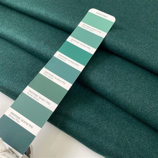 Dark Green Wool Polyester Coating Fabric | 150cm Heavy Warm Sewing | Italian Deadstock - Etsy UK