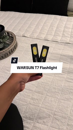 What guy doesn’t need another flashlight? These compact rechargeable multi mode flashlights are so handy! Grab these Christmas for a guy in your life✨ #warsun #multimode #compact #flashlight #TikTokShopBlackFriday