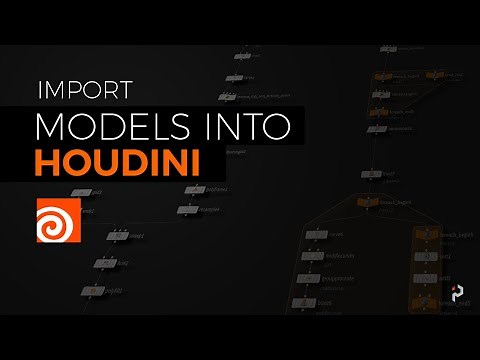 Importing Models into Houdini 17.5 + How to hook up Textures and Materials