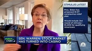 Sen. Warren: The economy is in trouble, but the market keeps spinning upward