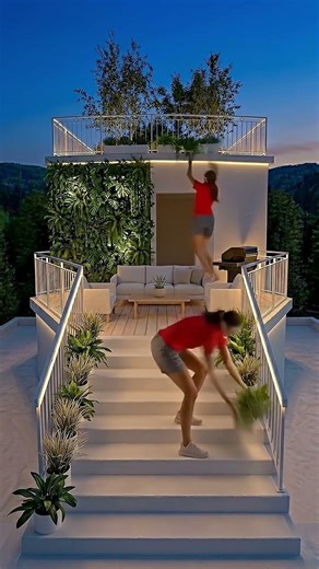 This Neglected Rooftop Became an Outdoor Dream Home #beforeandafter #homedesign