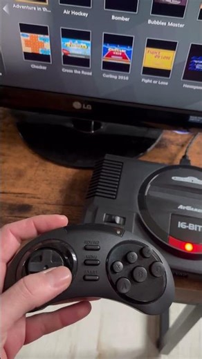 Console Sega Mega Drive Flashback#unboxingvideo#retrogaming#sega#segamegadrive#collection#retro