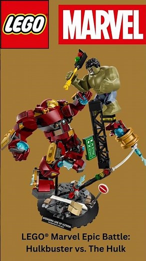 New LEGO MARVEL Set 76343 #ironman #hulk #lego #hulkbuster #marvel #new #legoset #legonews