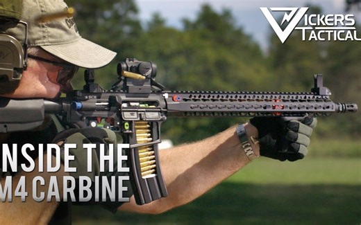 【男人的浪漫】M4步枪内部结构及射击慢镜头