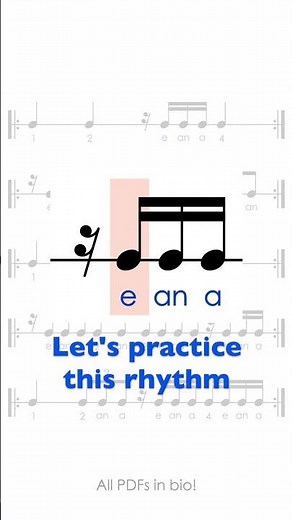 Sixteenth Notes Practice 🥁 #sixteenthnotes #rhythmreading #drumlesson
