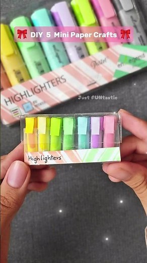 DIY 5 Mini Paper Crafts 💖 DIY Miniature Craft Ideas #diyminiature #papercrafts #minicrafts #diy