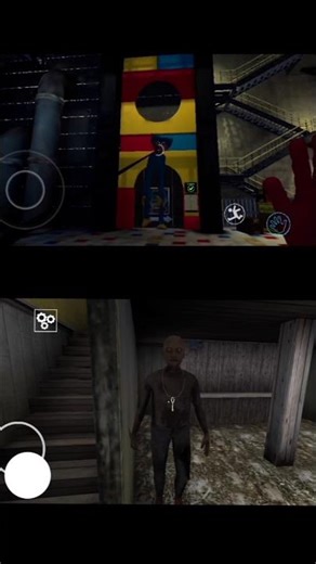 Grandpa Vs Huggy Wuggy Poppy Playtime Chapter 1 #shorts #poppyplaytime