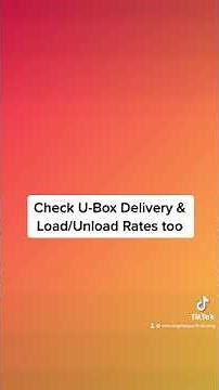 U-Box Rate Calculator