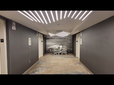 3 Otis Traction Elevators at Hilton Oceanfront, Virginia Beach, VA