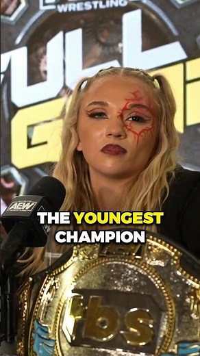 JULIA HART IS THE YOUNGEST CHAMPION IN AEW