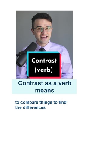 Mastering the Verb 'Contrast': Pronunciation and Meaning