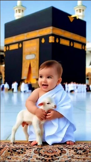 labbaik allah humma labbaik 🌇viral Islamic short #viralvideo #islamic #islam #baby